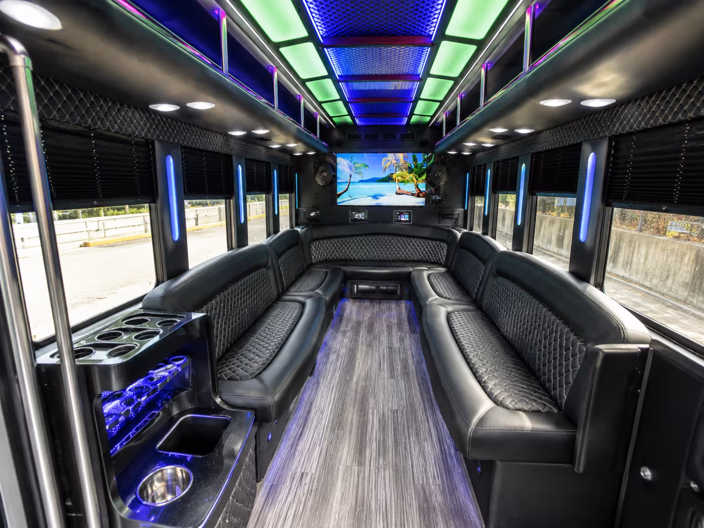 hotel to venue shuttle buses for west covina corporate meetings and training days