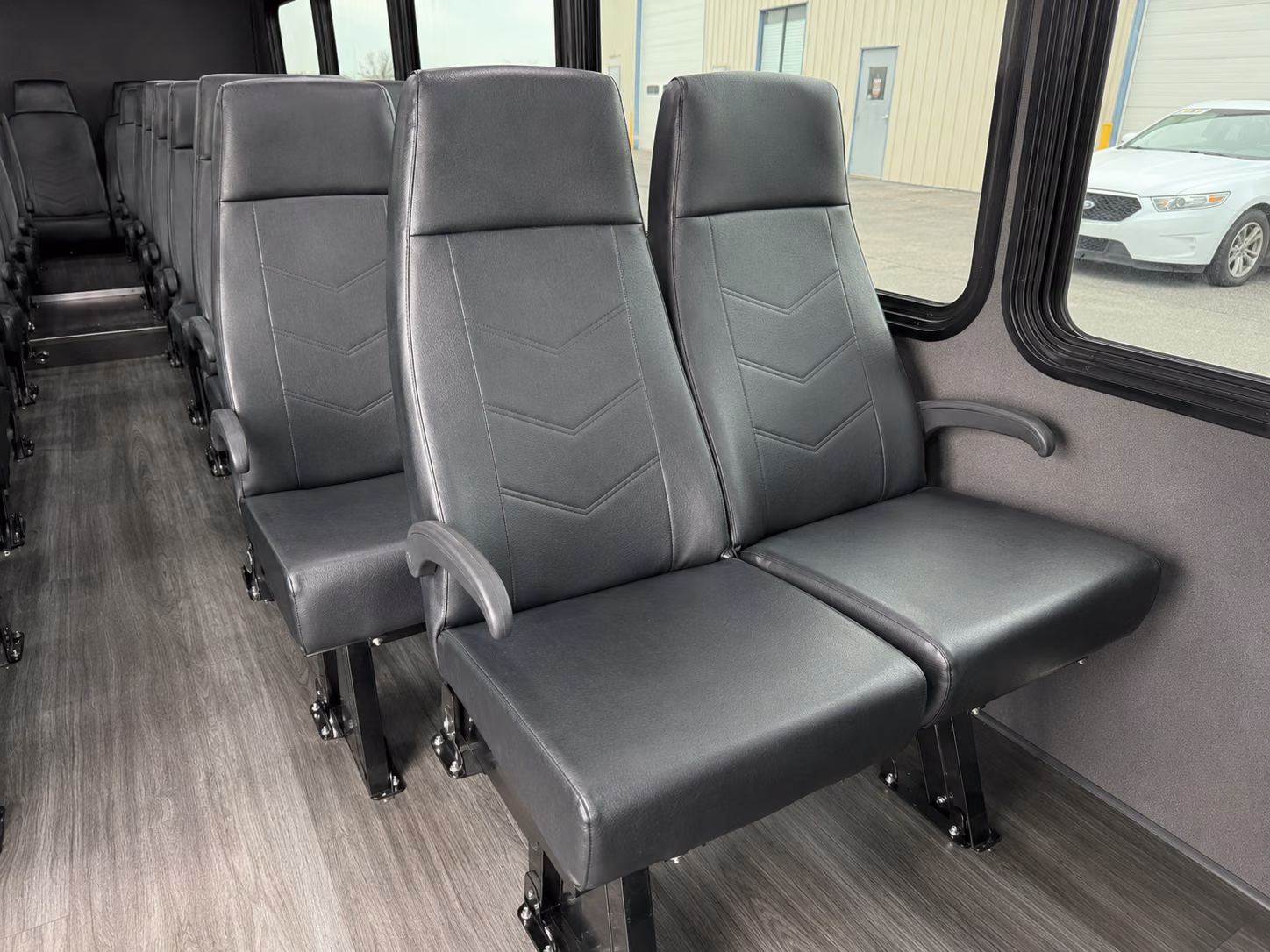 west covina 18 passenger minibus interior