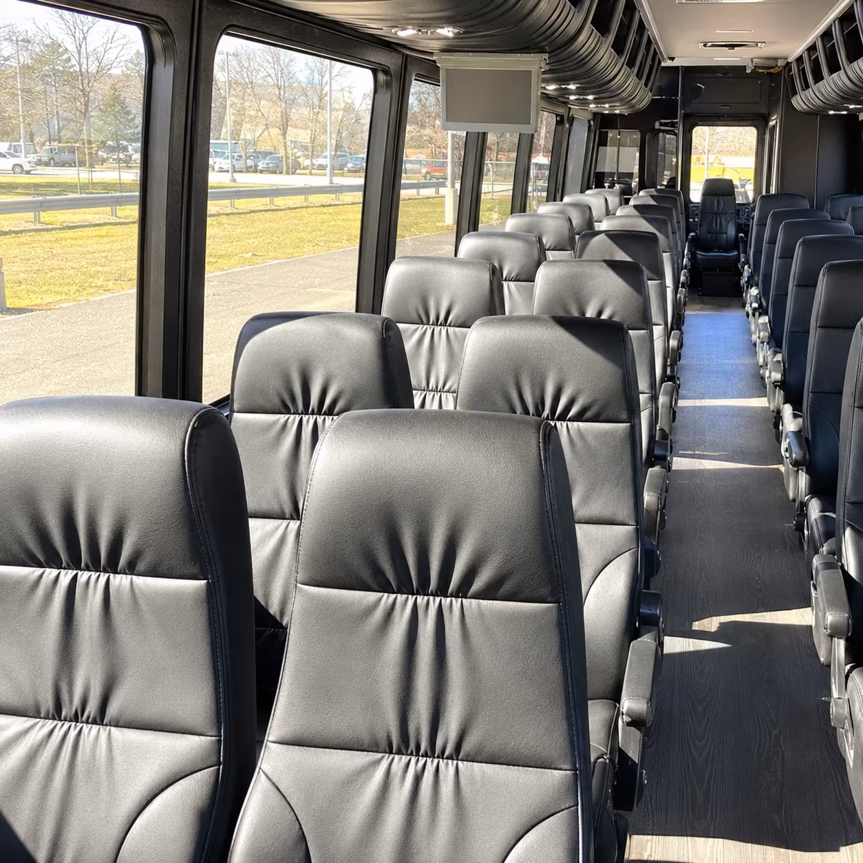 west covina 25 passenger minibus inside