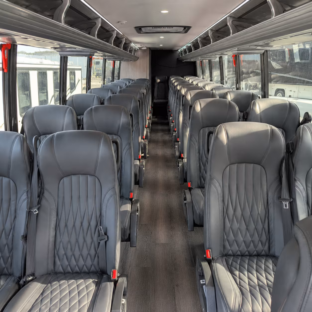 west covina 35 passenger minibus inside