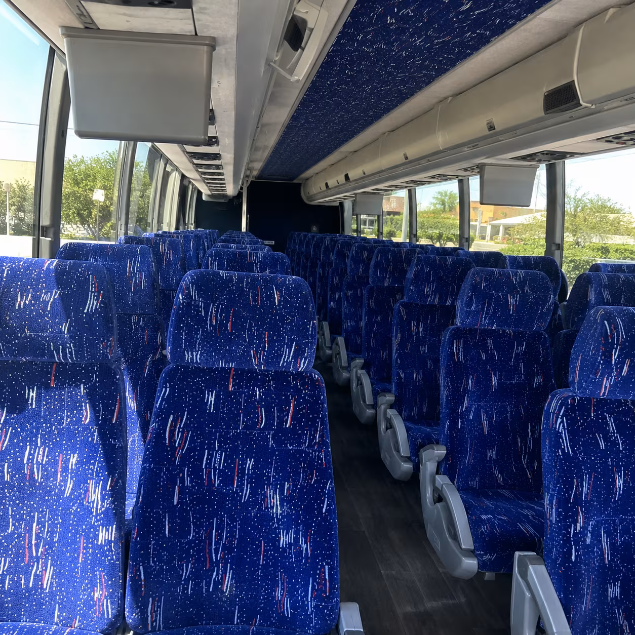 west covina charter bus interior
