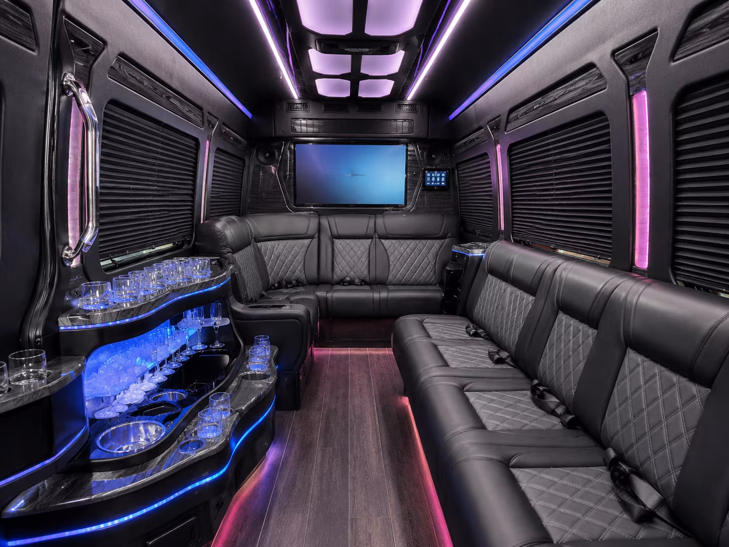 west covina event transportation onboard seating