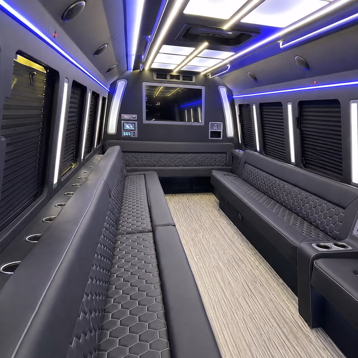 west covina party bus interior