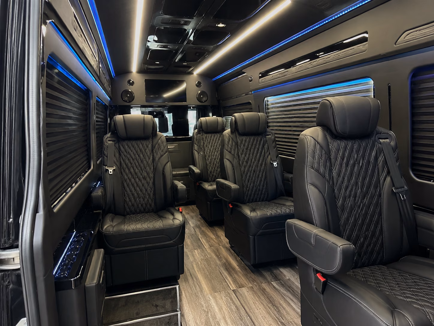 west covina sprinter van with driver inside