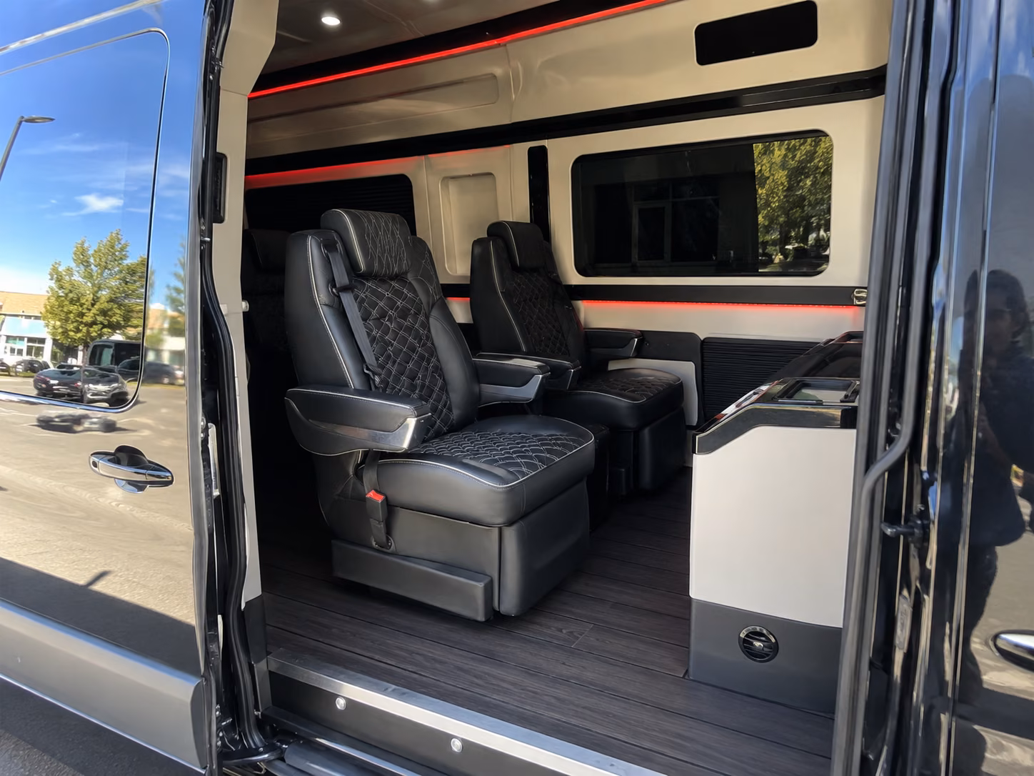 west covina wine tour transportation onboard seating